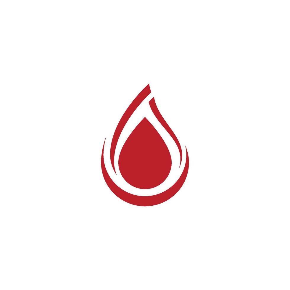 Blood ilustration logo vector