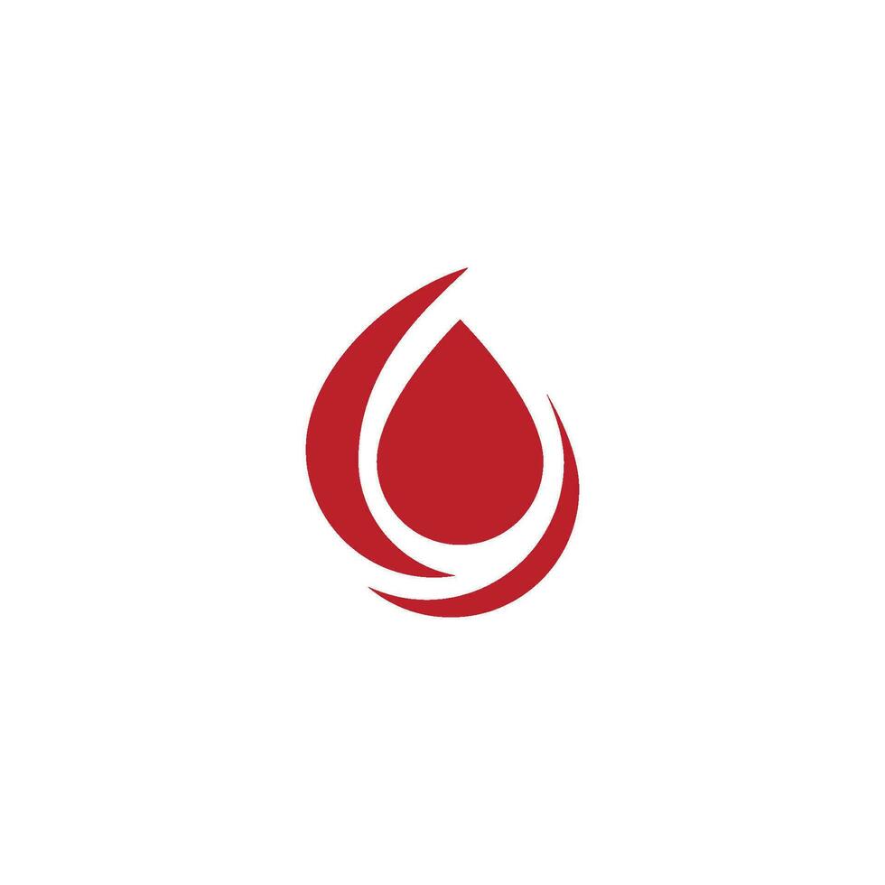 Blood ilustration logo vector