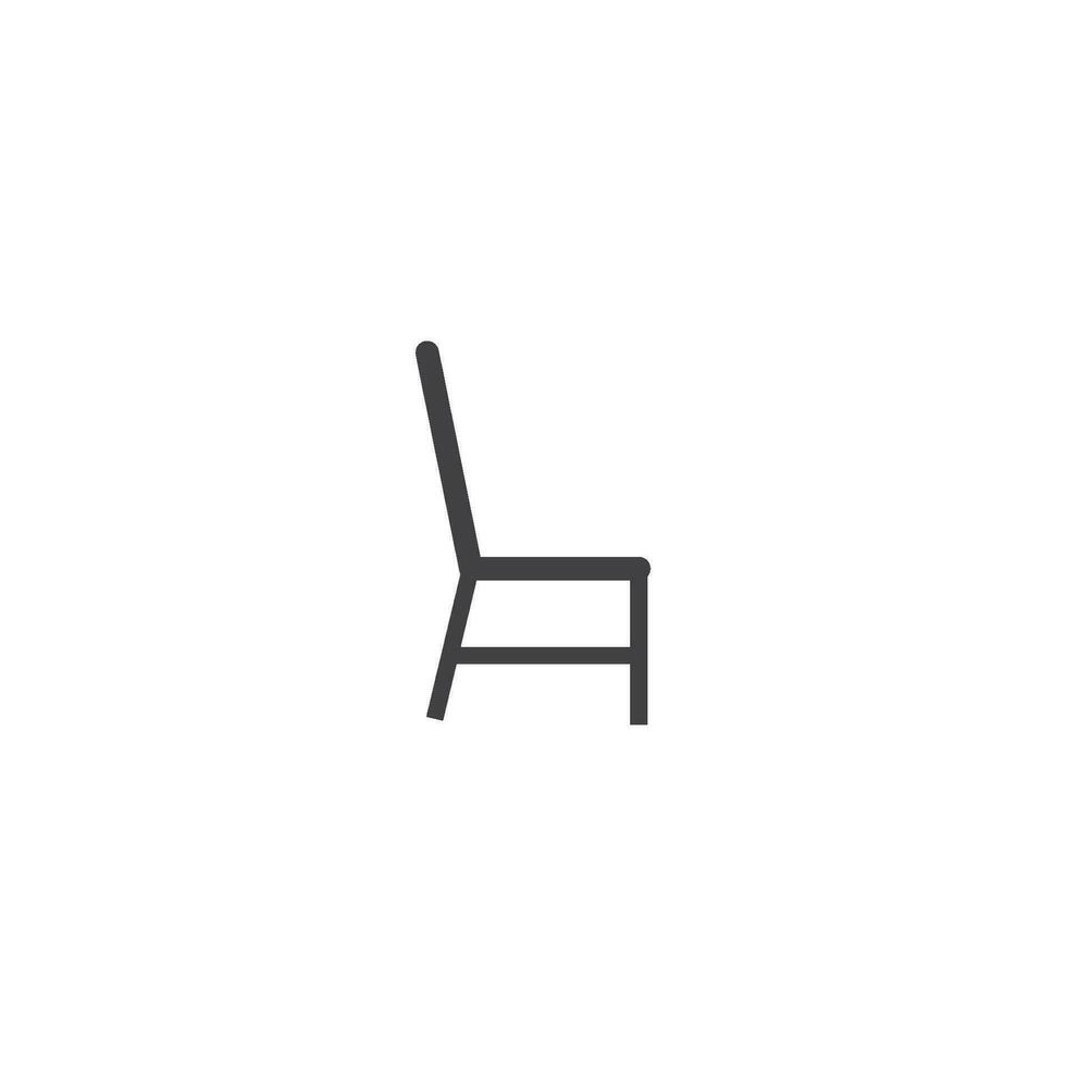 diseño de icono de silla vector