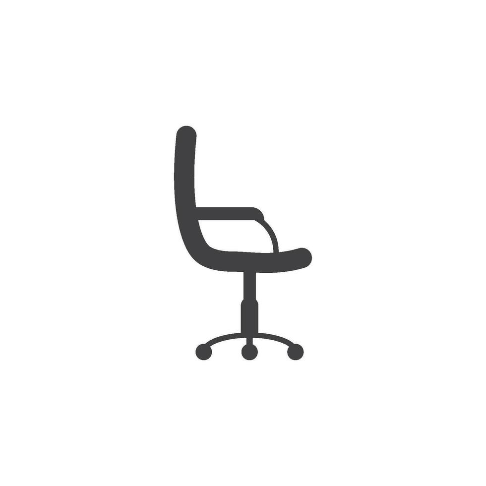 diseño de icono de silla vector