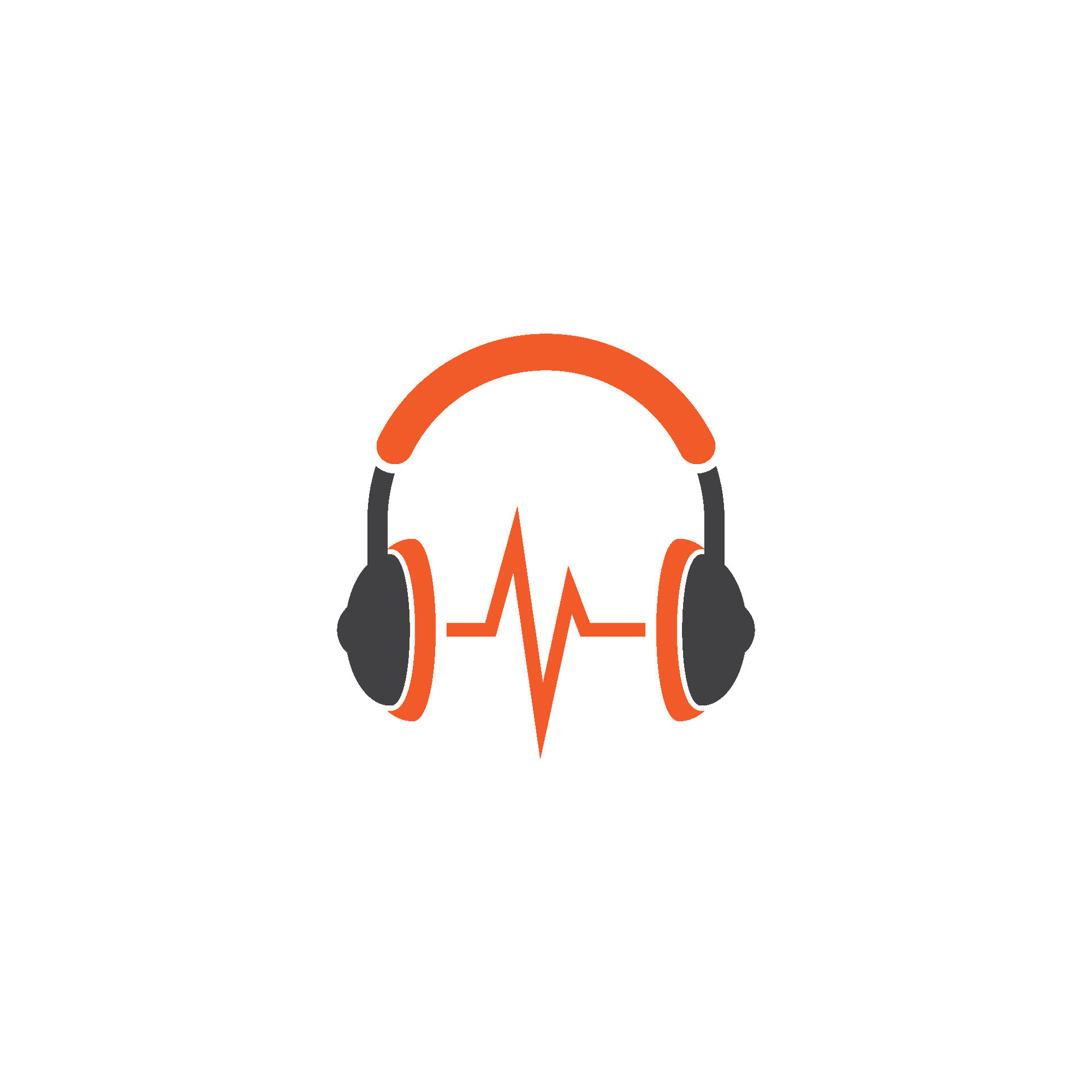 Headphones logo icon 34550695 Vector Art at Vecteezy