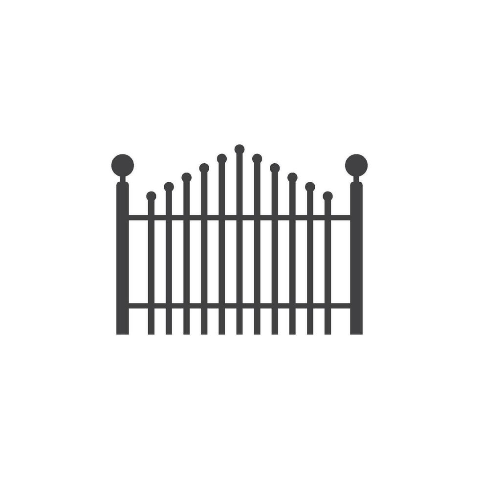 Gate icon vector