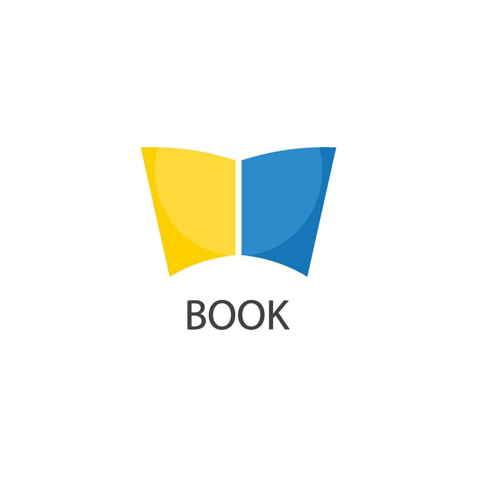 Book logo vector design