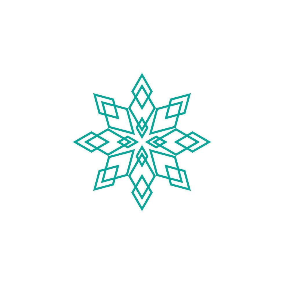 Snowflakes icon vector