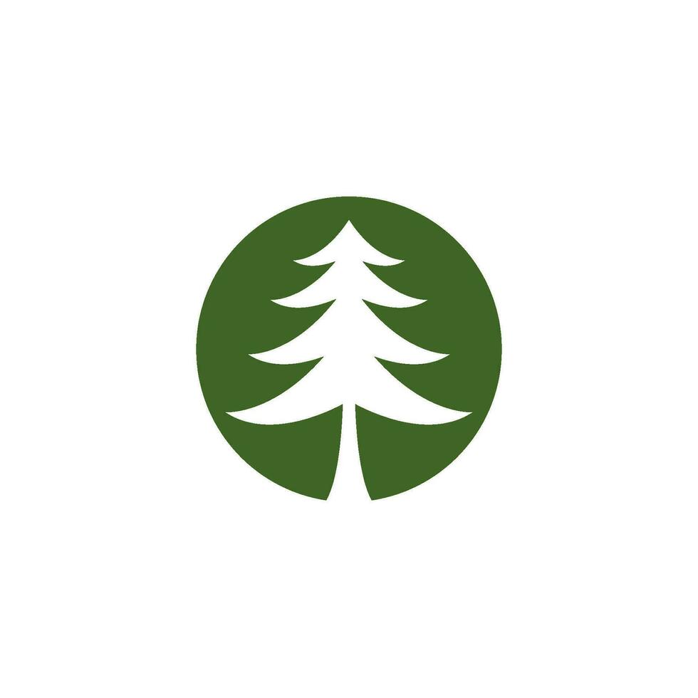 Pine tree logo vector