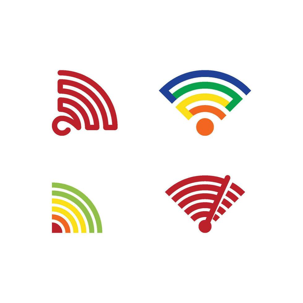wireless Logo icon vector