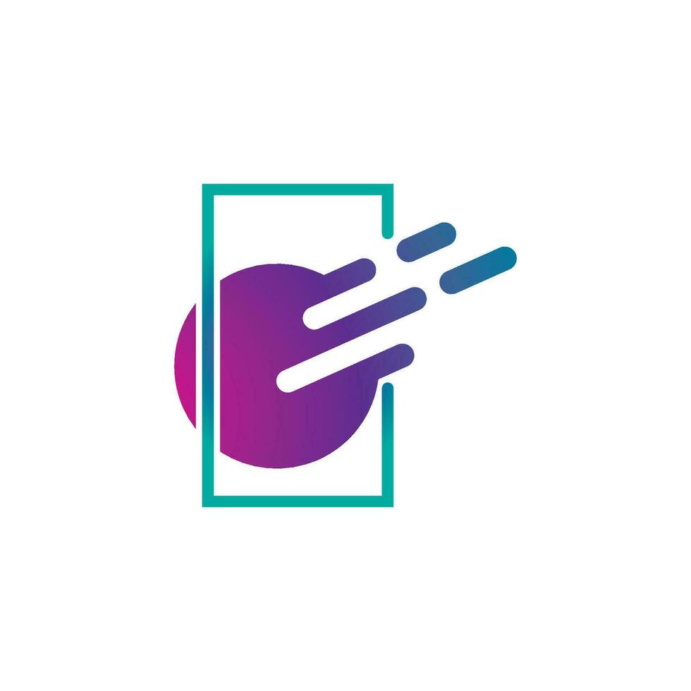 Circle faster logo vector