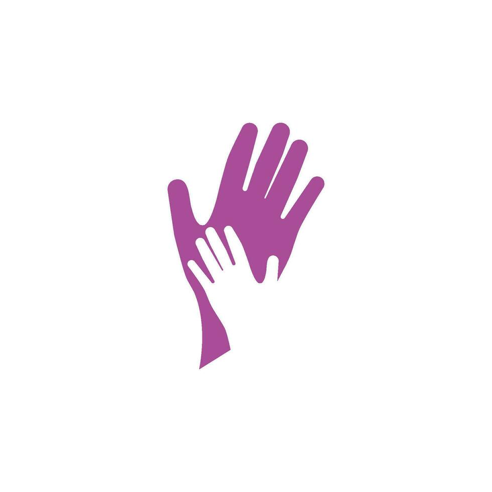 Hand care logo icon vector