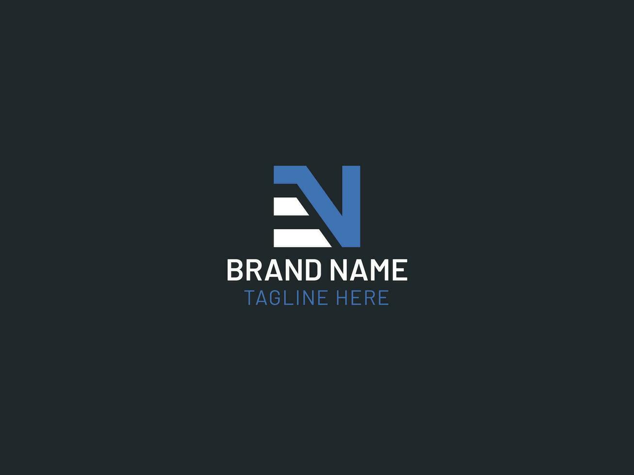 N letter logo design vector