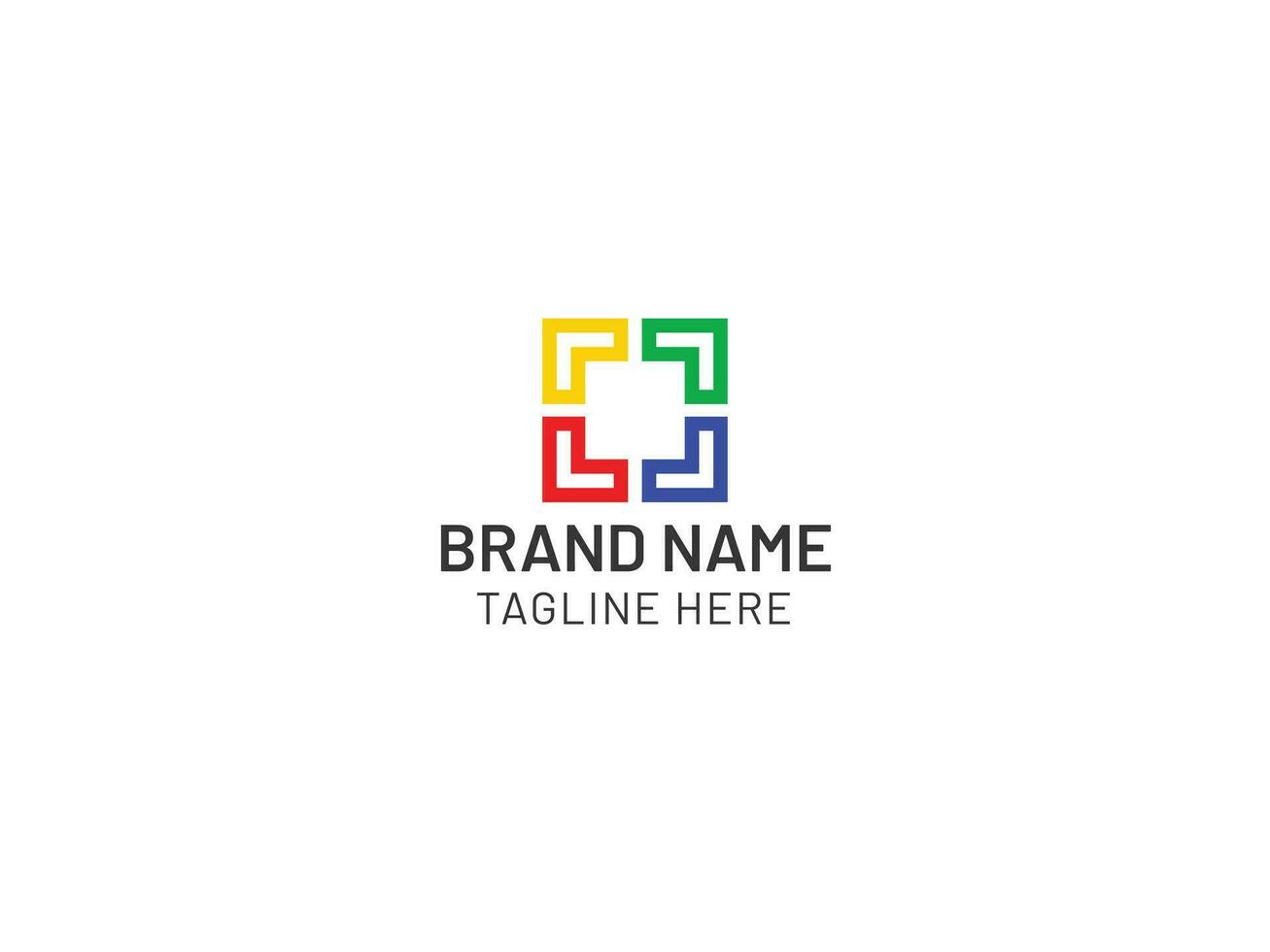 Creative logo design for all kind of company vector