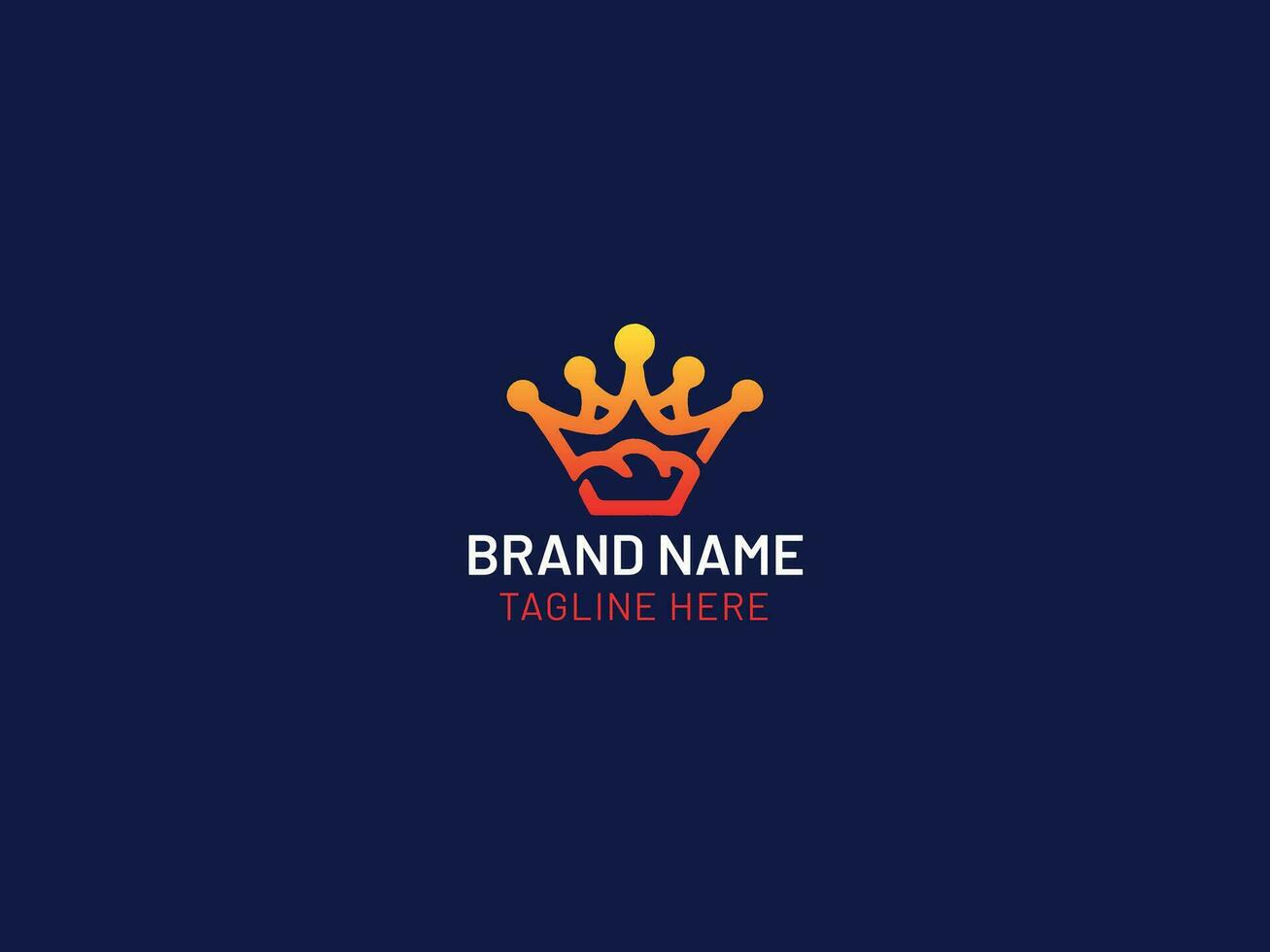 King logo design vector