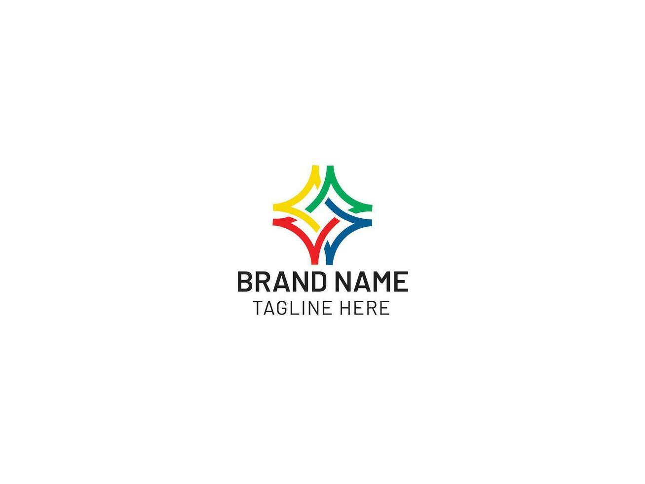 Abstract logo design for all kind of business or company vector