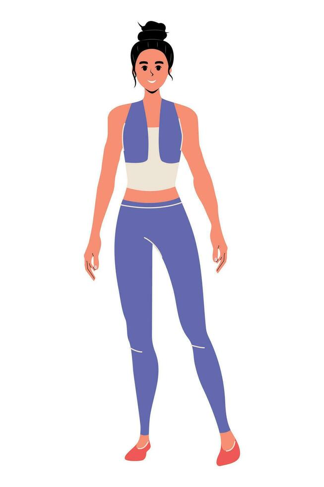 Girl flat trendy 34551631 Vector Art at Vecteezy