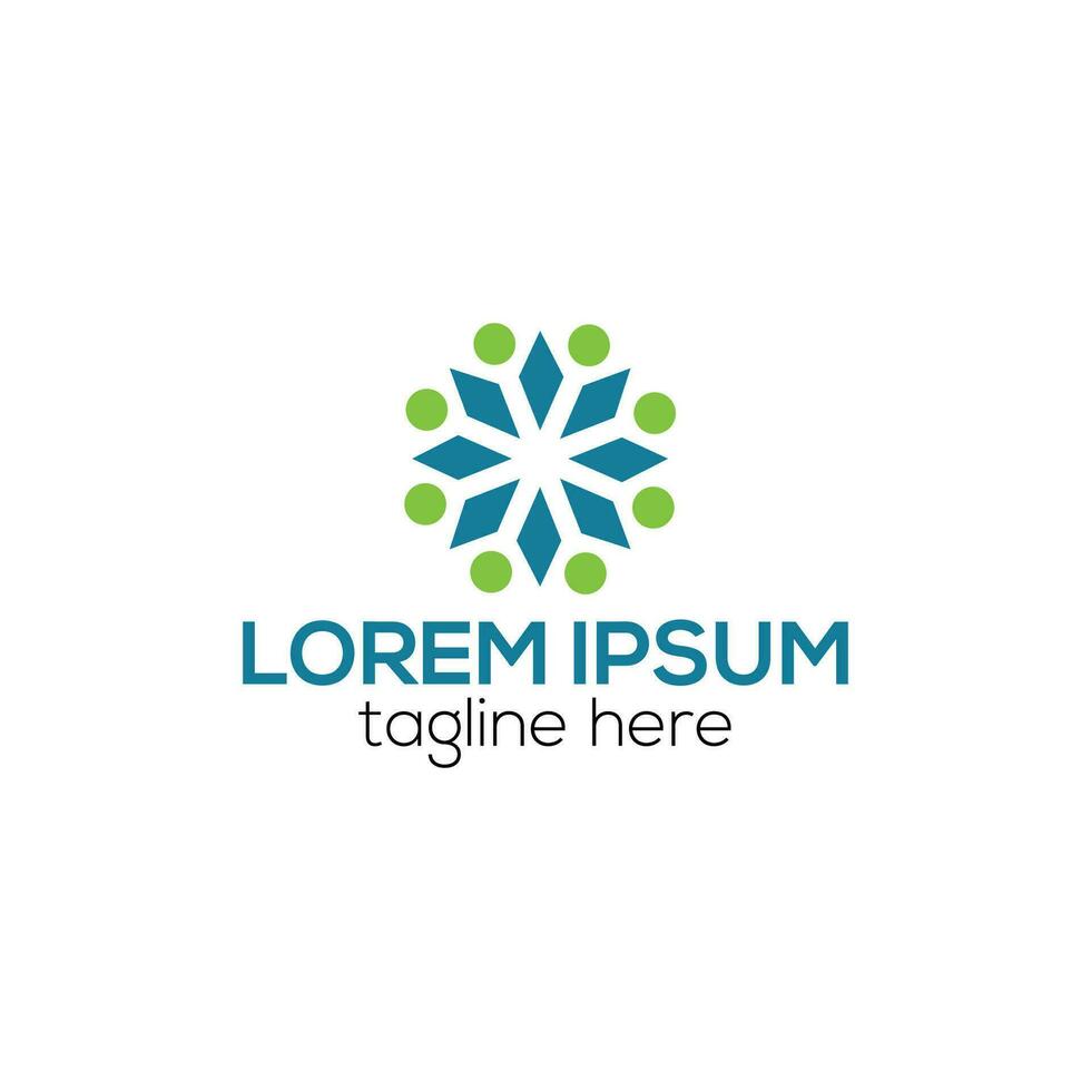 Digital tree logo. tech leaf logo design vector template