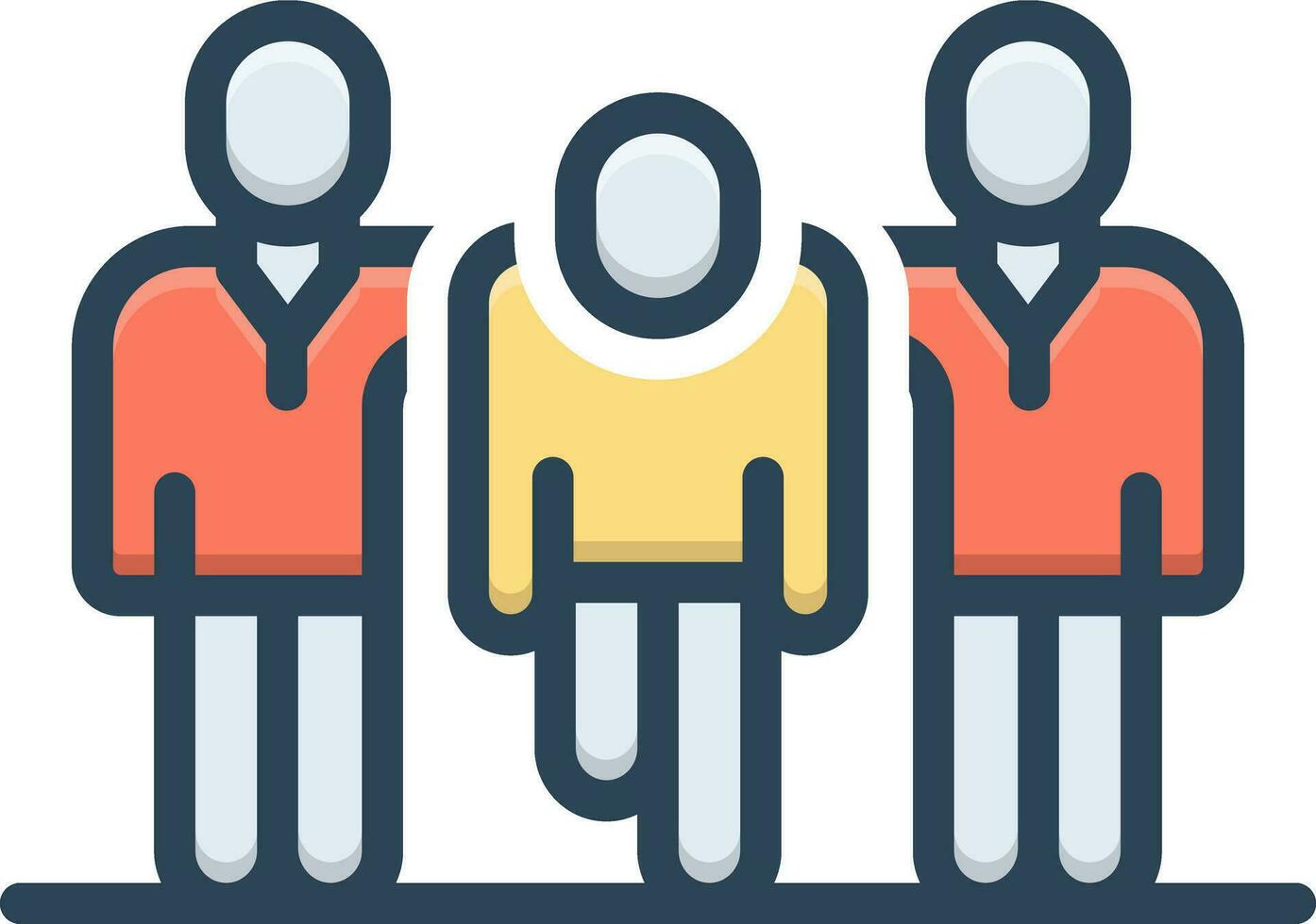 color icon for supporting vector