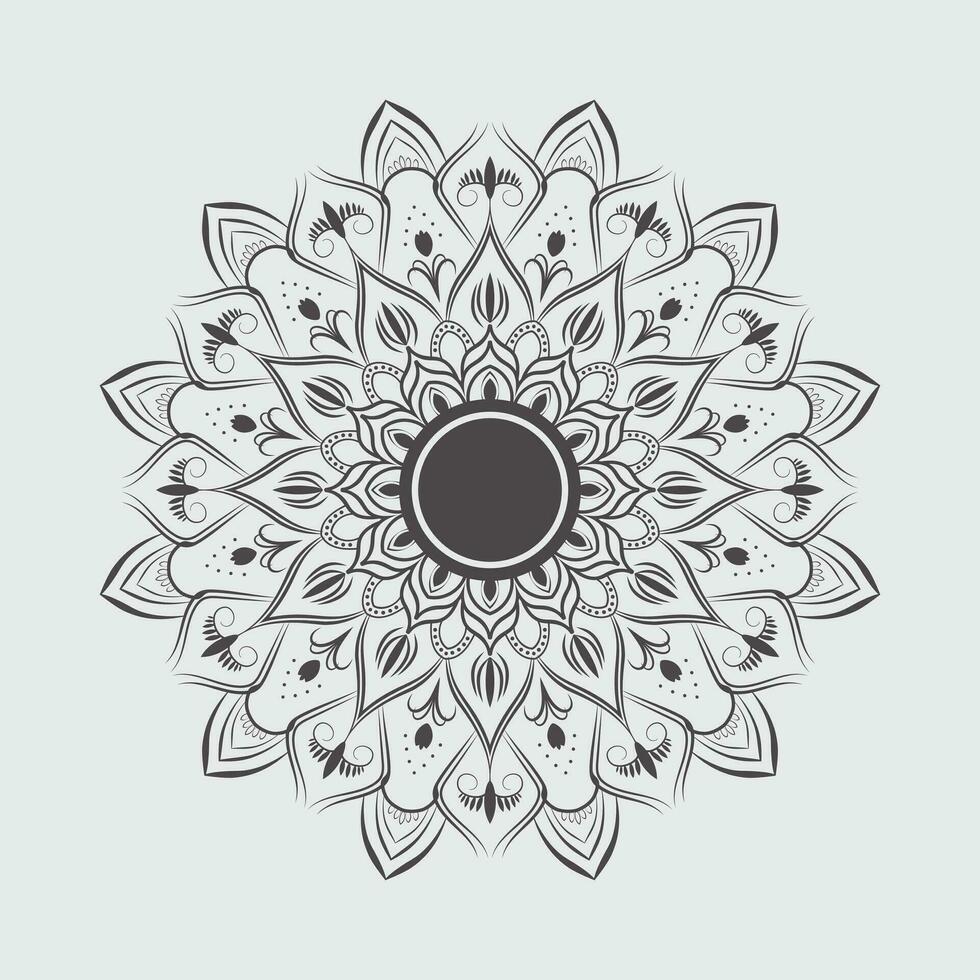 vector ilustración de mandala diseño