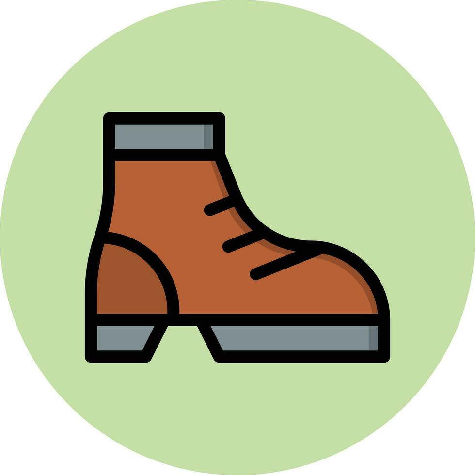 ilustración de diseño de icono de vector de botas