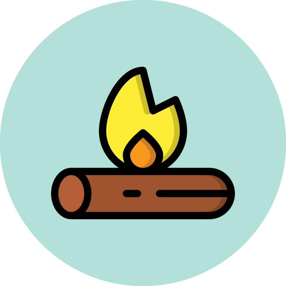 Bonfire Vector Icon Design Illustration