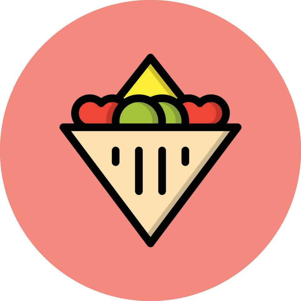 ilustración de diseño de icono de vector de sándwich