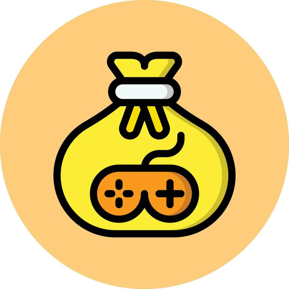 Money bag Vector Icon Design Illustration