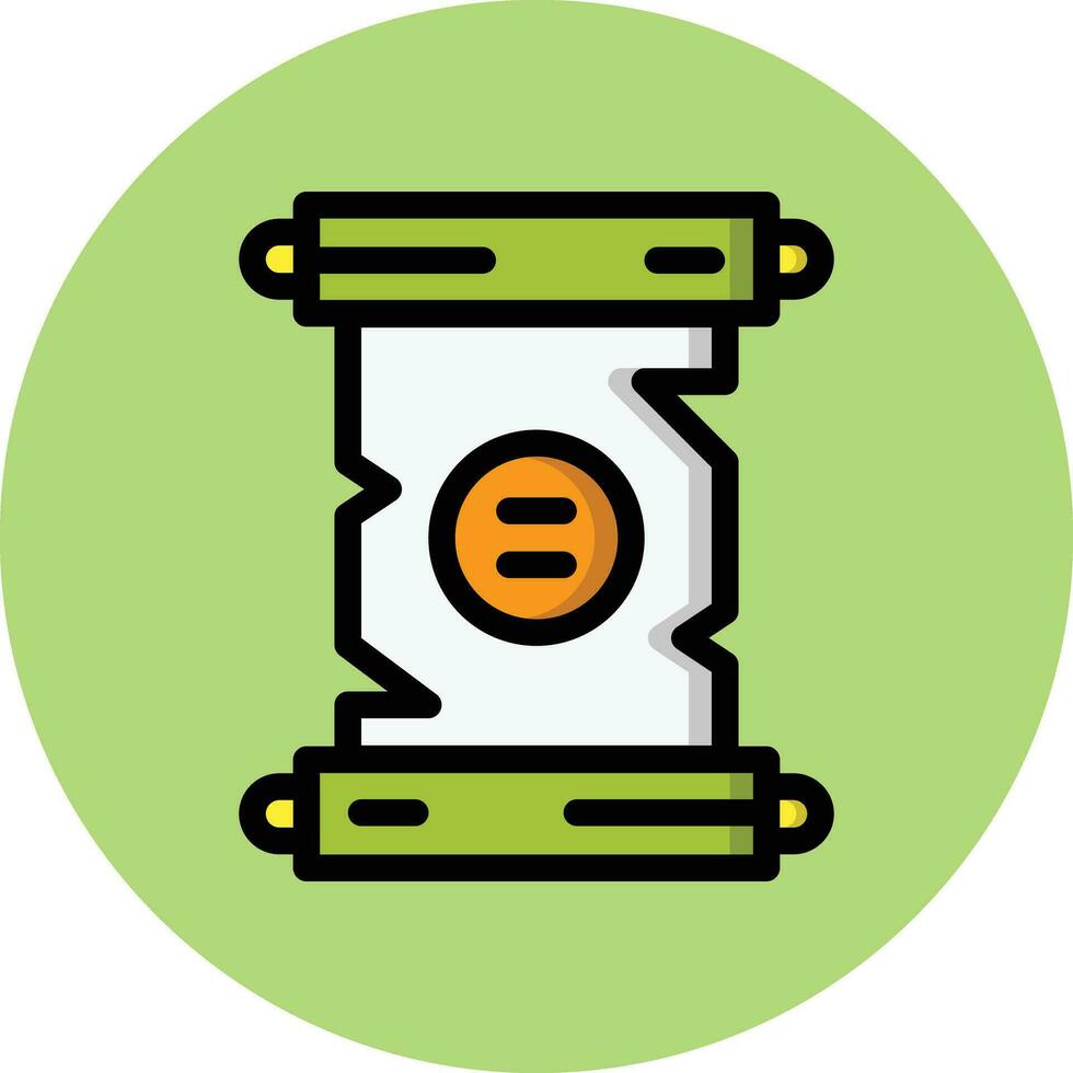 Scroll Vector Icon Design Illustration