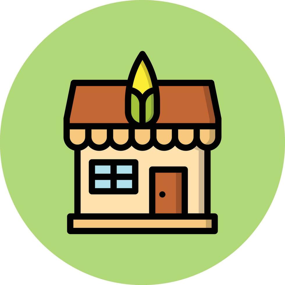Corn shop Vector Icon Design Illustration