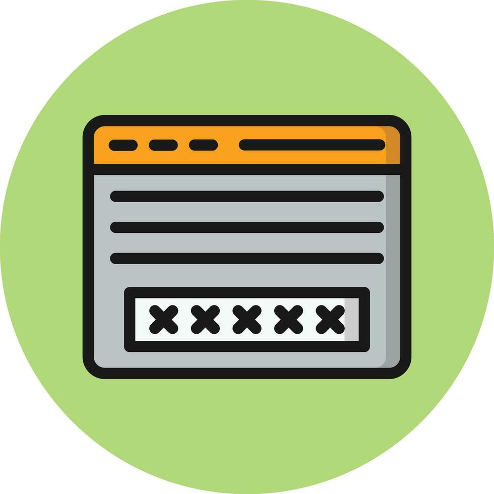 Login Vector Icon Design Illustration
