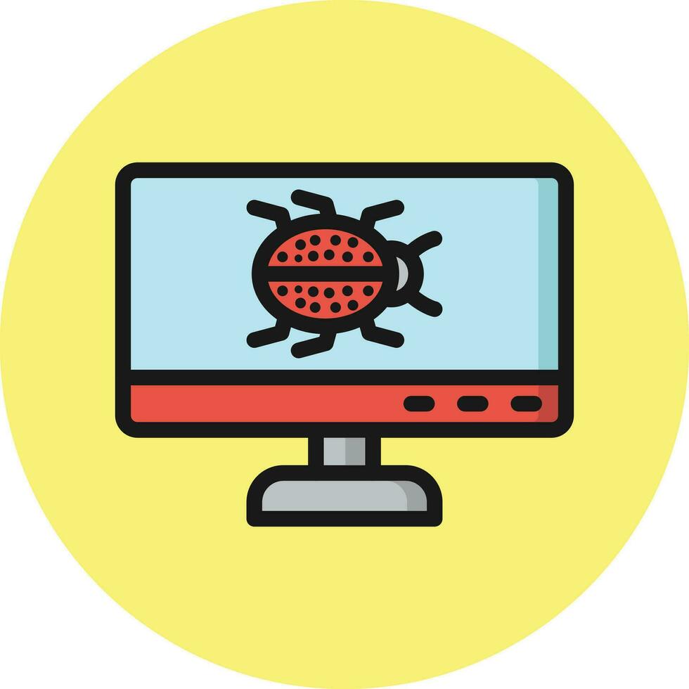 ciber ataque vector icono diseño ilustración