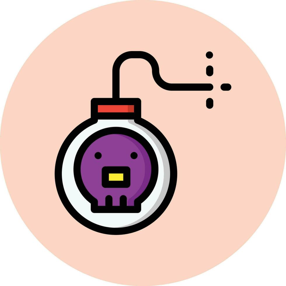 Bomb Vector Icon Design Illustration