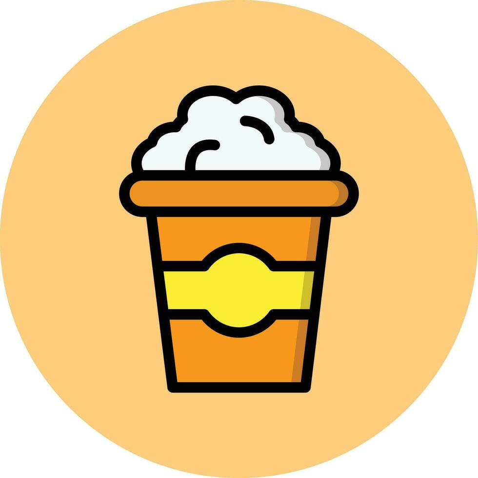 Pop corn Vector Icon Design Illustration