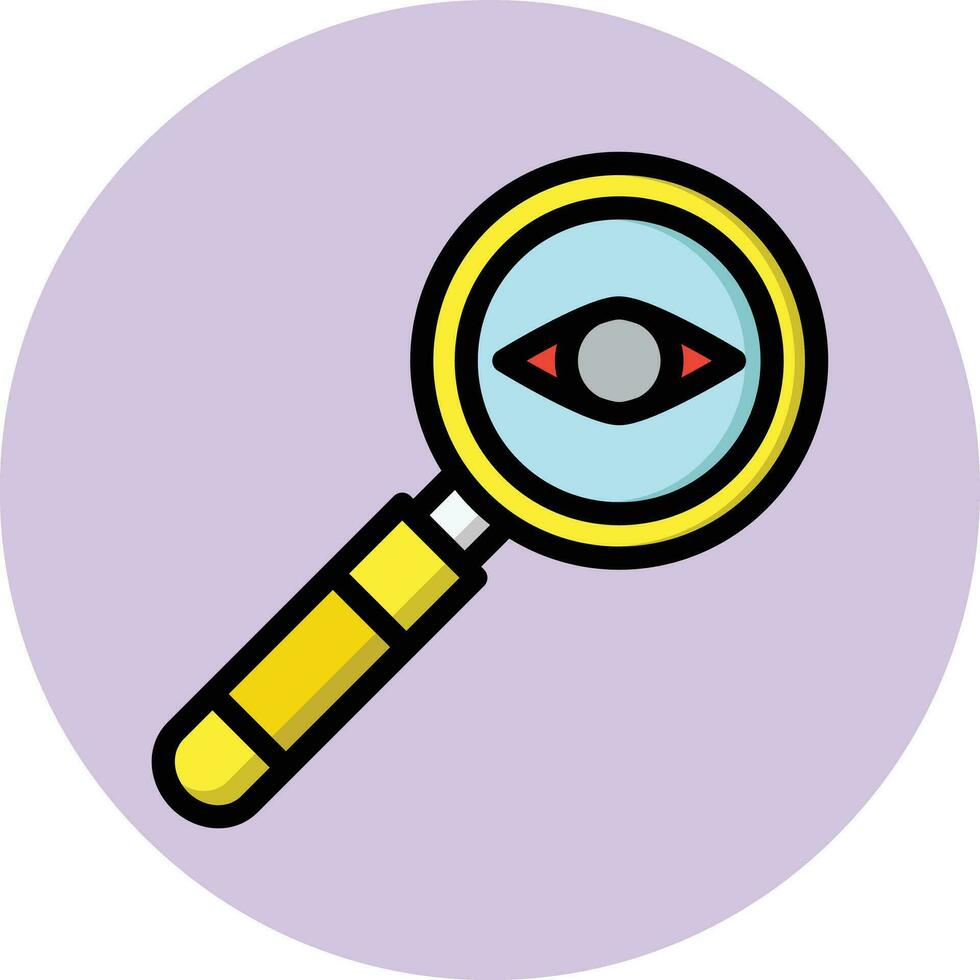 Eye Test Vector Icon Design Illustration