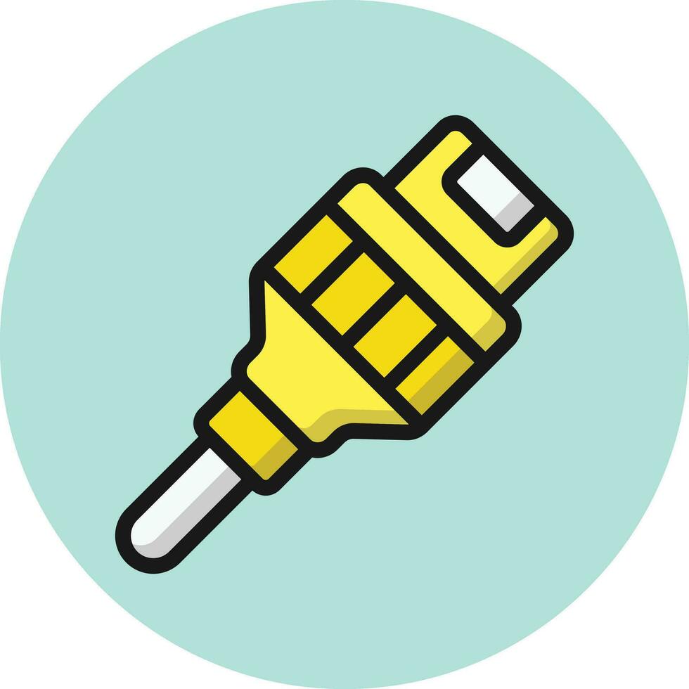 Rj45 Vector Icon Design Illustration