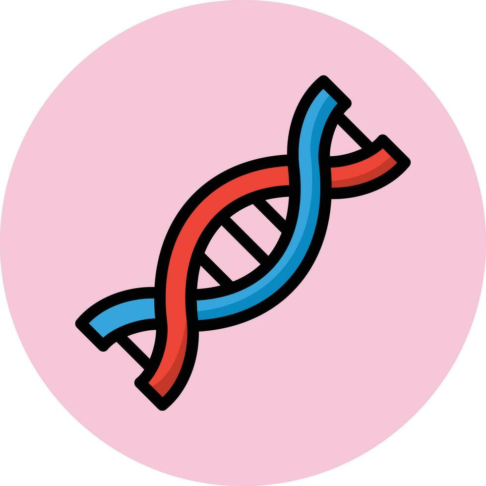 Dna Vector Icon Design Illustration