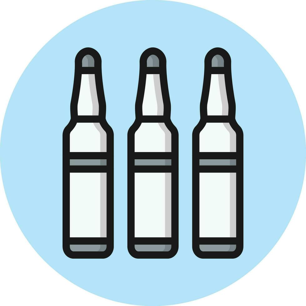Ampoule Vector Icon Design Illustration