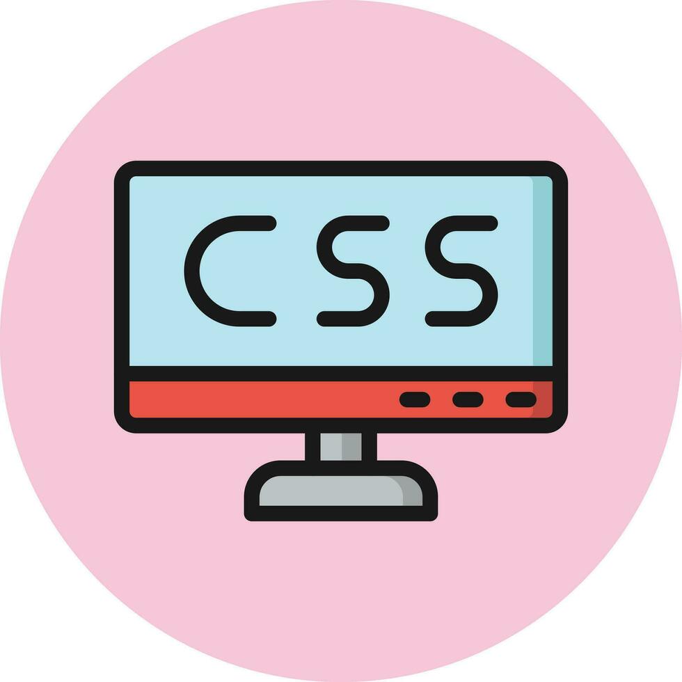 Css Vector Icon Design Illustration