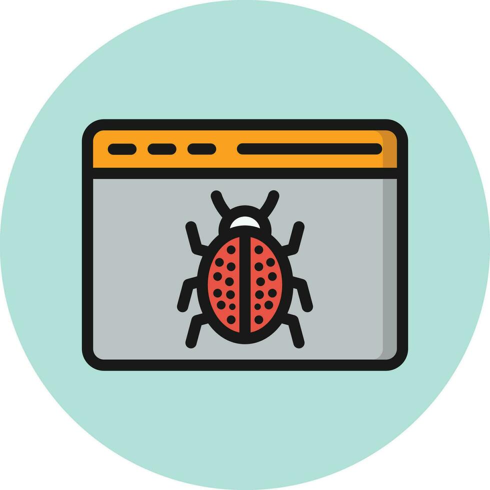 Malware Vector Icon Design Illustration