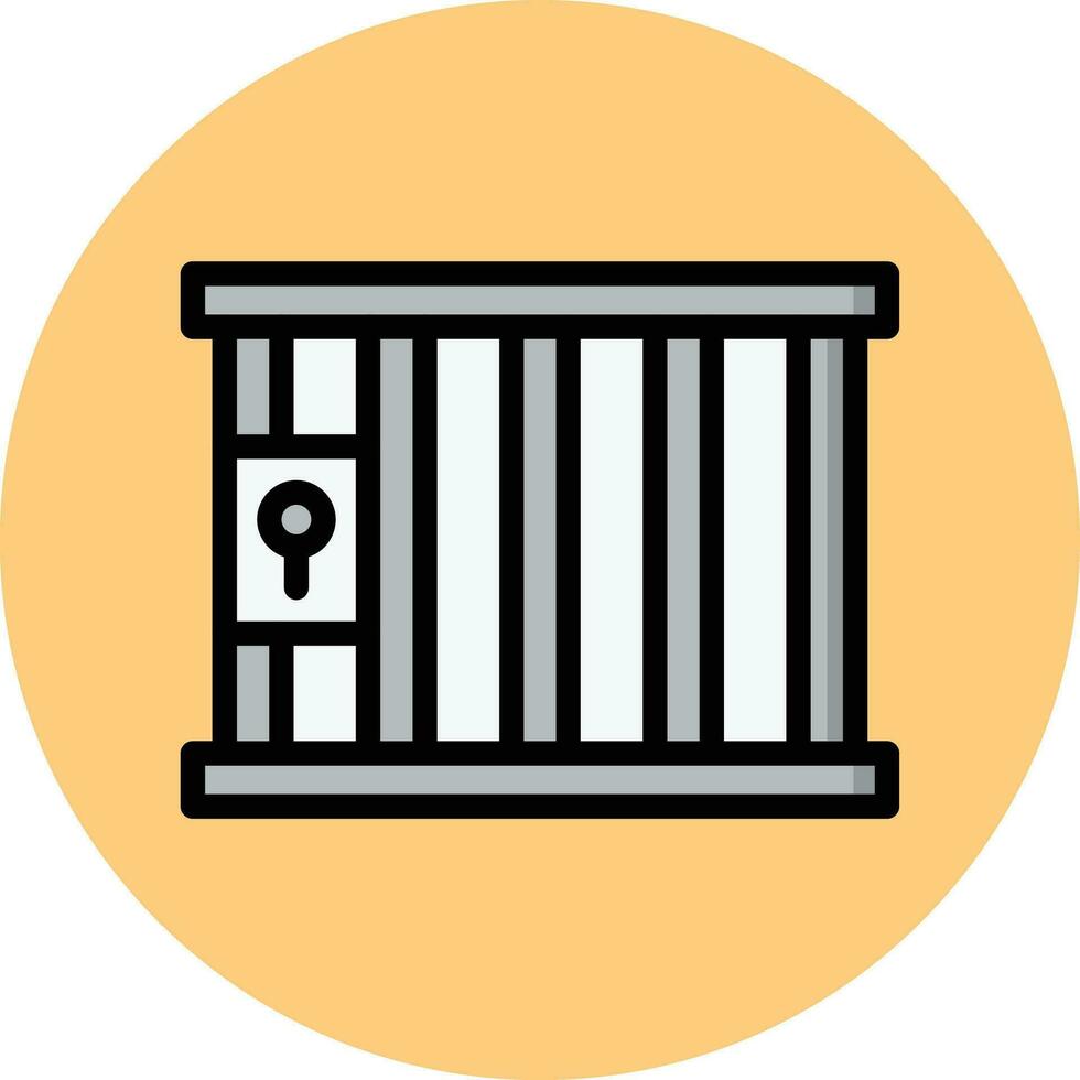 cárcel vector icono diseño ilustración