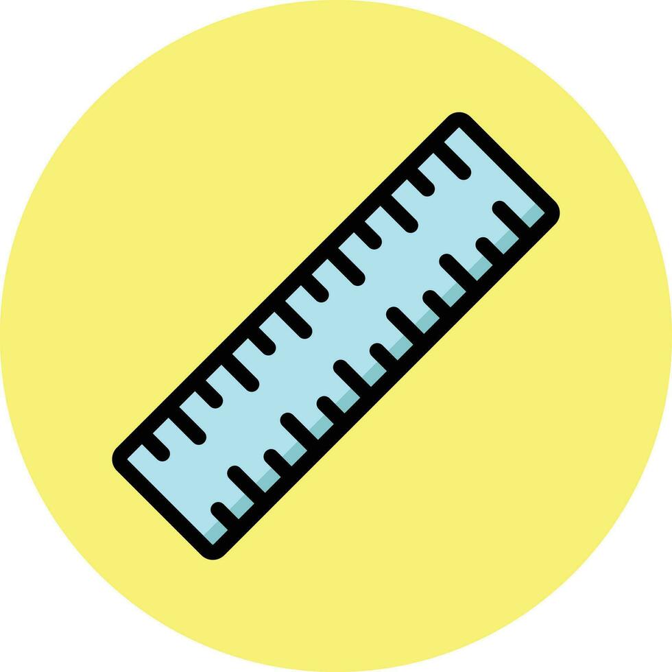 Ruler Vector Icon Design Illustration