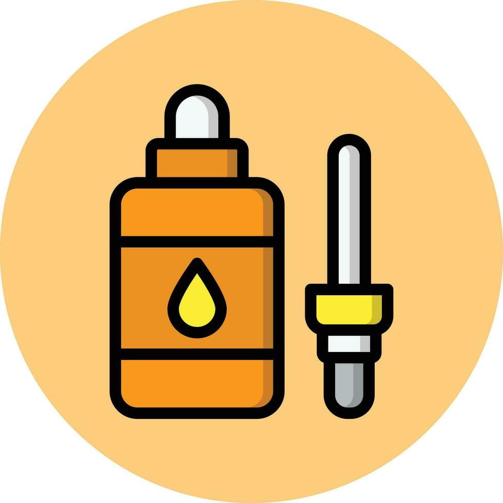 Correction Fluid Vector Icon Design Illustration