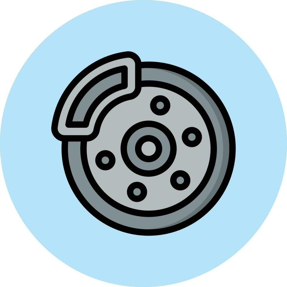 Disc break Vector Icon Design Illustration