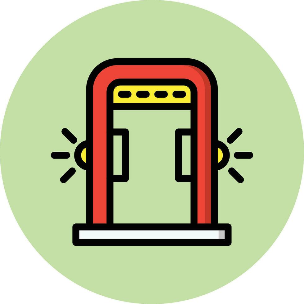 Body Scanner Vector Icon Design Illustration