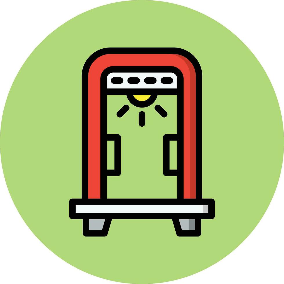 Metal Detector Vector Icon Design Illustration