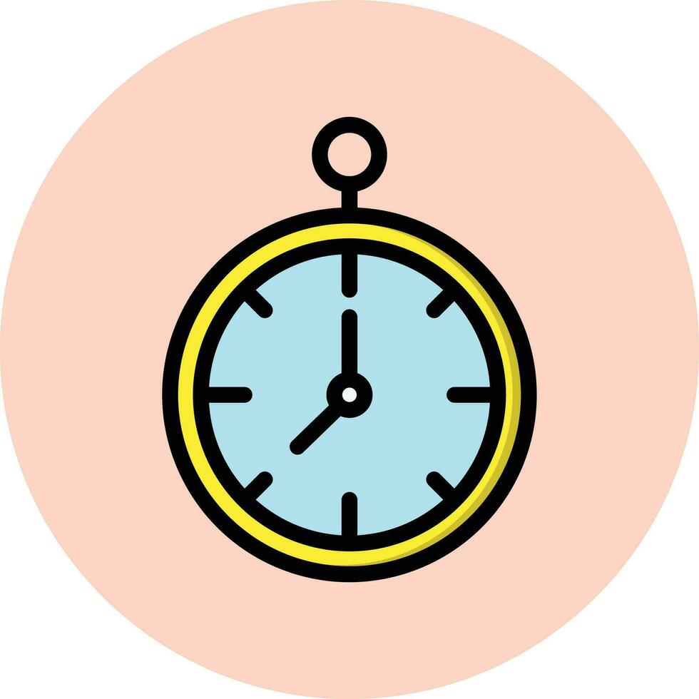 ilustración de diseño de icono de vector de reloj