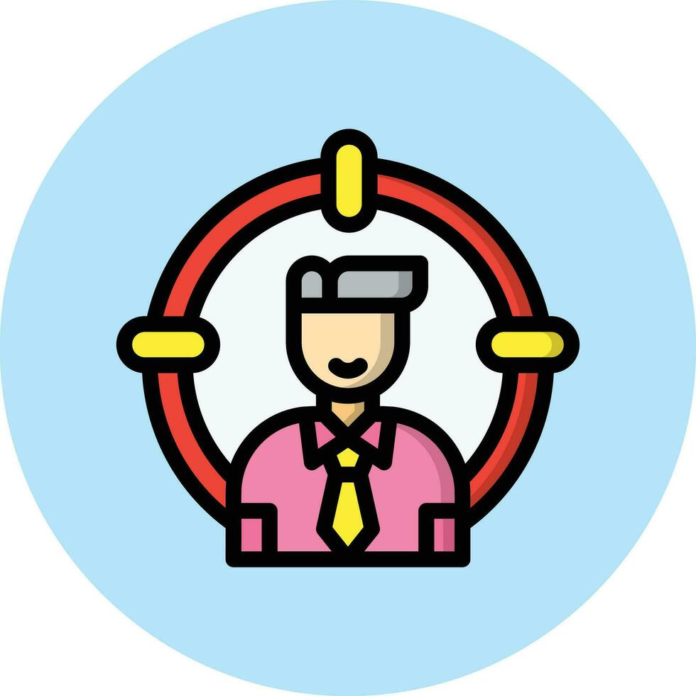 Head Hunting Vector Icon Design Illustration