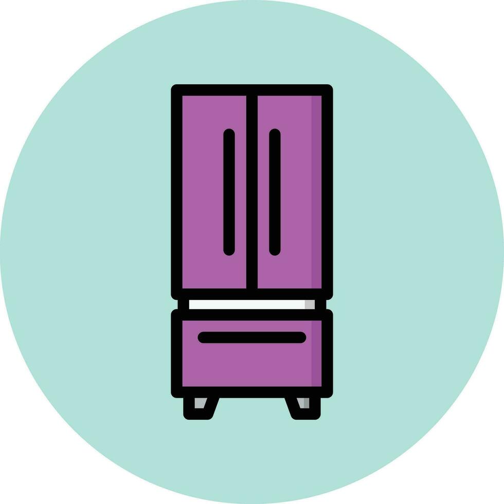 Fridge Vector Icon Design Illustration