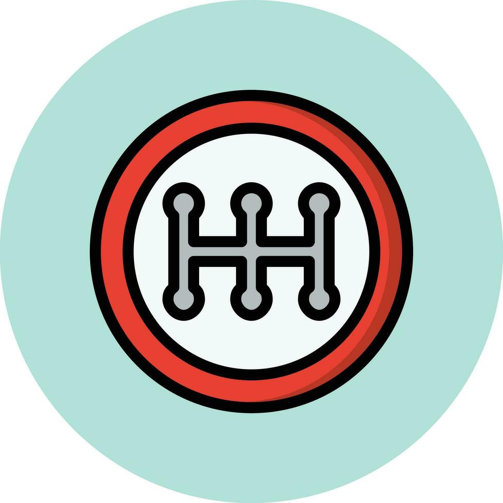 Gear transmission Vector Icon Design Illustration