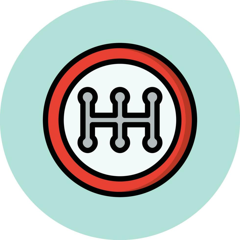 Gear transmission Vector Icon Design Illustration