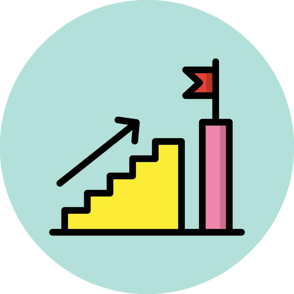 Career Path Vector Icon Design Illustration