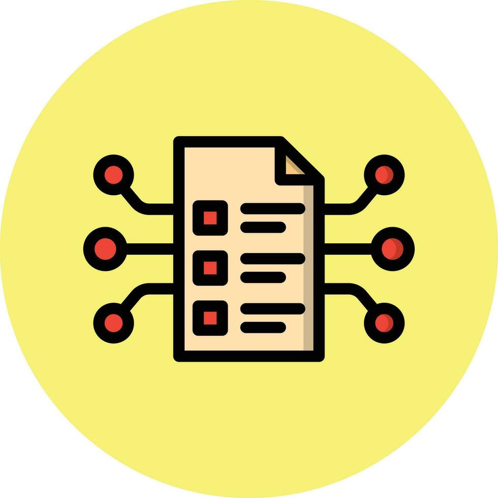 Smart Contract Vector Icon Design Illustration