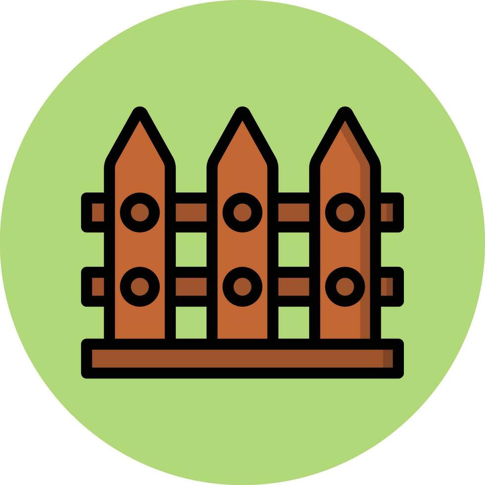 Fence Vector Icon Design Illustration